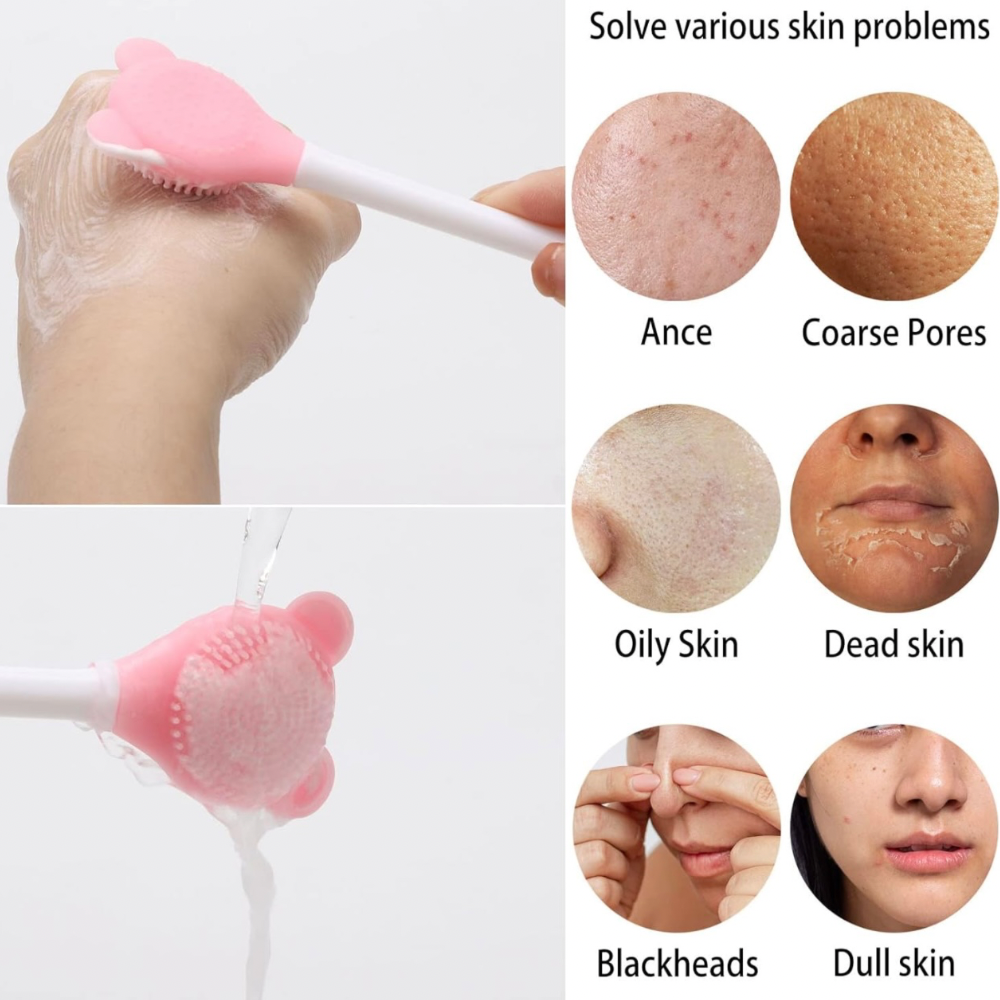 2-in-1 Silicone Cleansing Brush and Mask Applicator