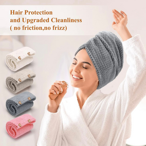 4pk. Microfiber Hair Towel