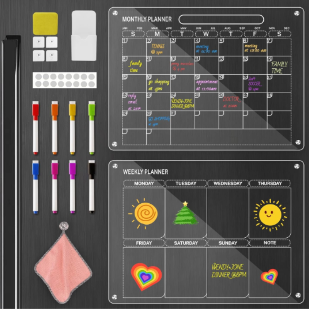 Acrylic Magnetic Calendar Kit