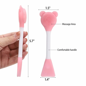 2-in-1 Silicone Cleansing Brush and Mask Applicator