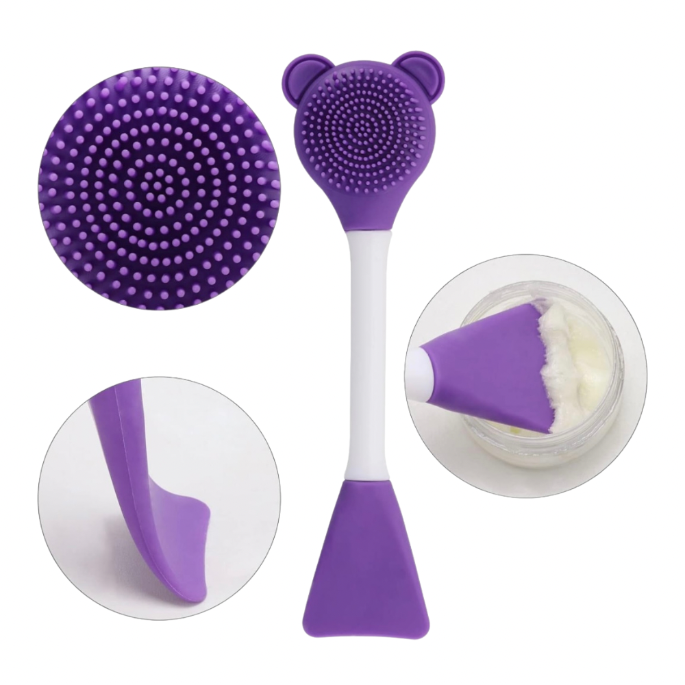 2-in-1 Silicone Cleansing Brush and Mask Applicator