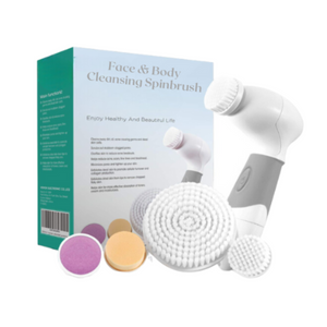 5-in-1 Facial and Body Cleansing Brush Set