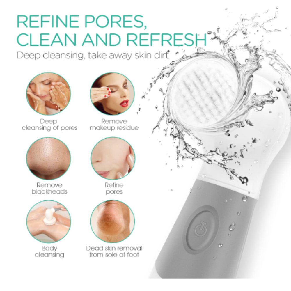 5-in-1 Facial and Body Cleansing Brush Set