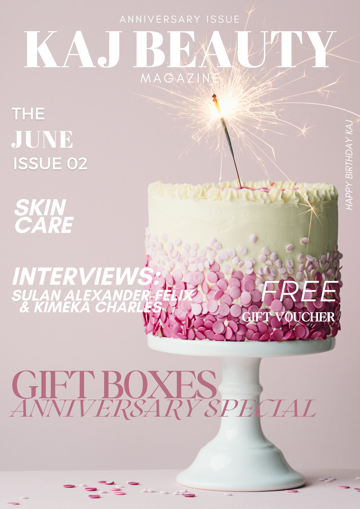 Kaj Beauty Magazine Anniversary/June Issue 02