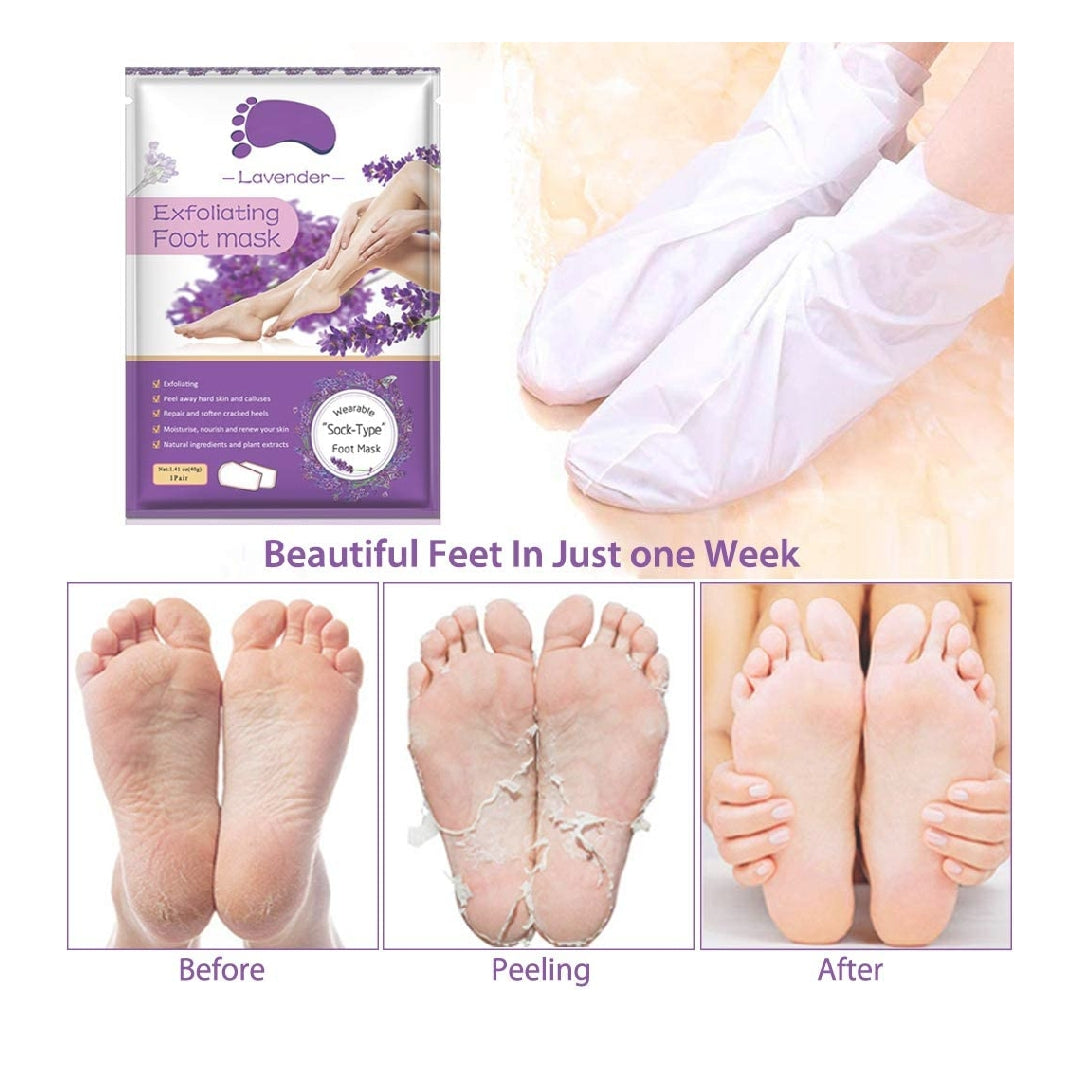 Exfoliating Foot Mask (Single pk)