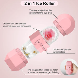 Double-Sided Ice Roller + Gua Sha Set