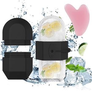 Double-Sided Ice Roller + Gua Sha Set