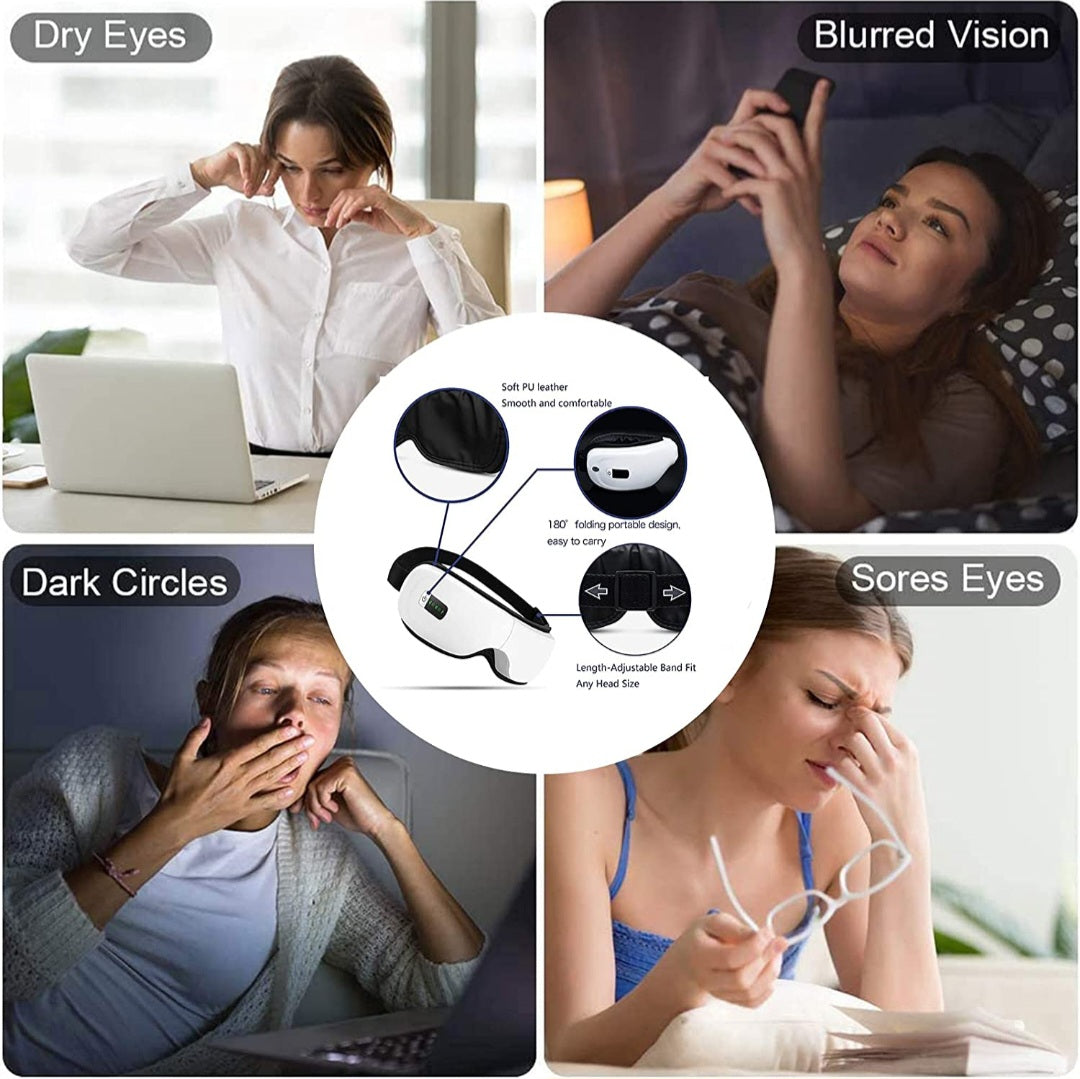 Heated Eye Massager with Bluetooth Music